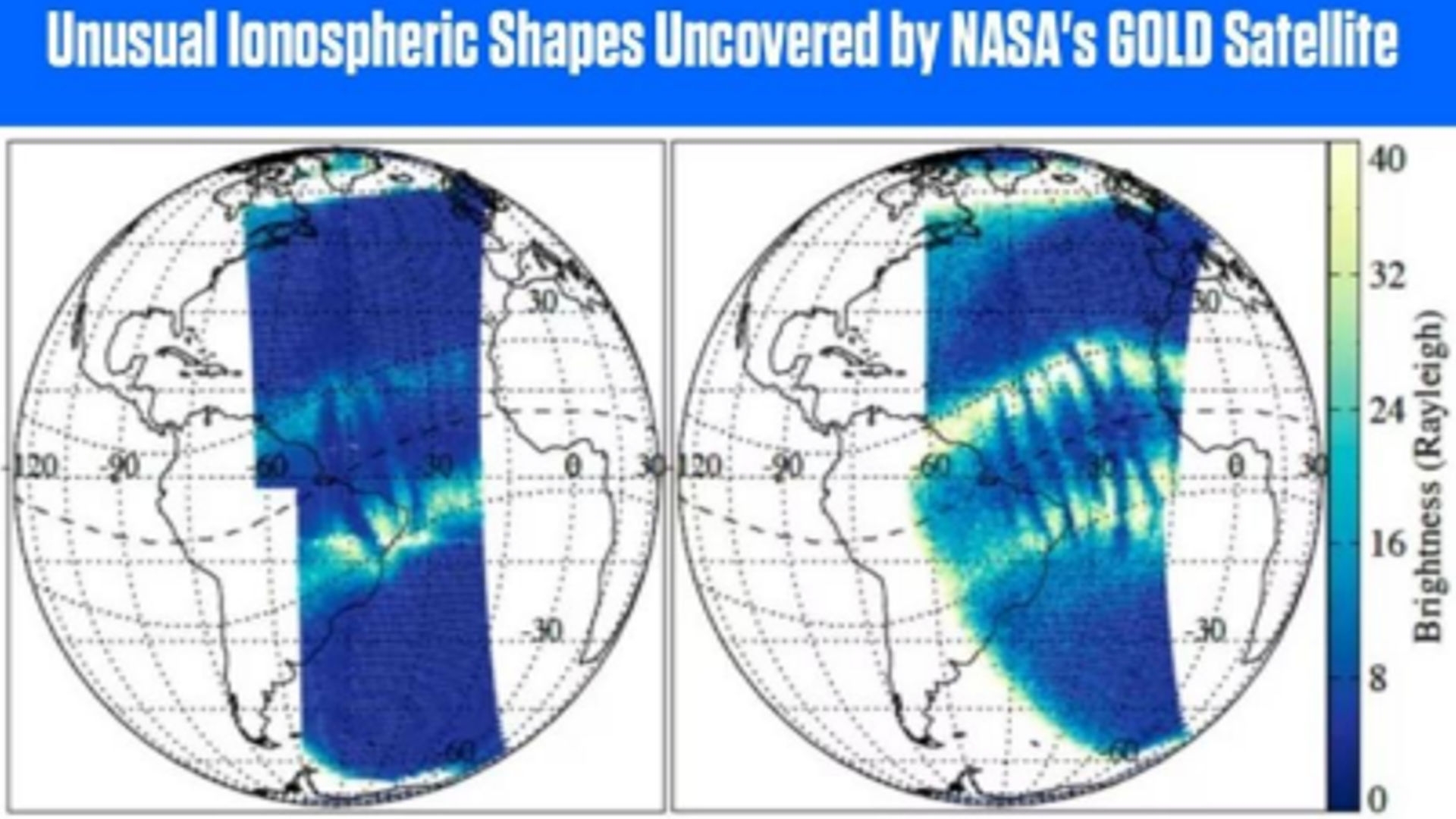 அசாதாரணமான அயனிமண்டல வடிவங்கள்