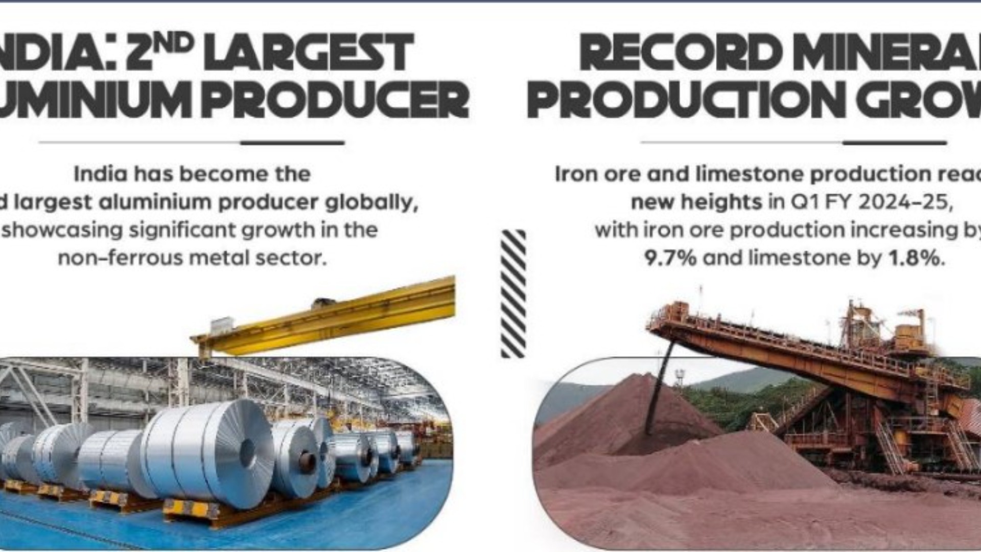 அலுமினிய உற்பத்தியில் இரண்டாவது இடம்
