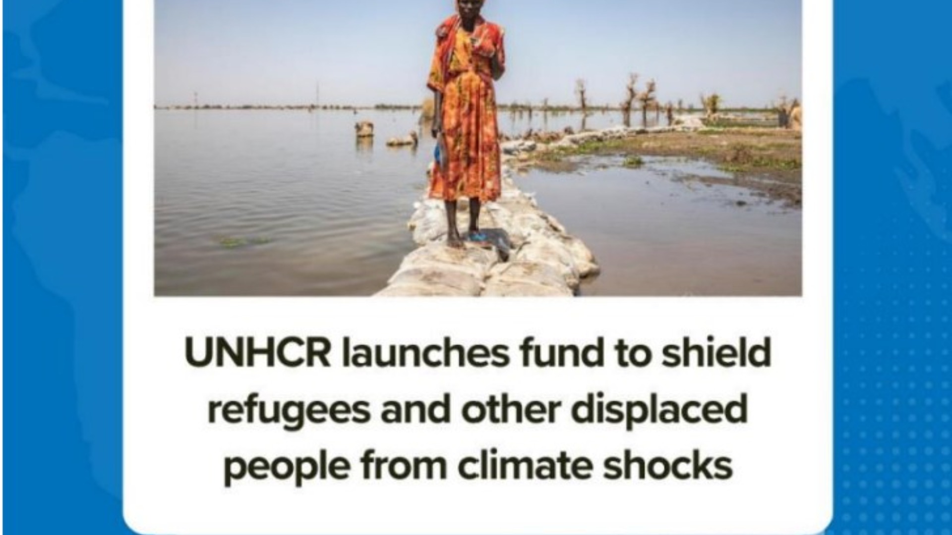 பருவநிலை நெகிழ்திறன் நிதி - UNHCR