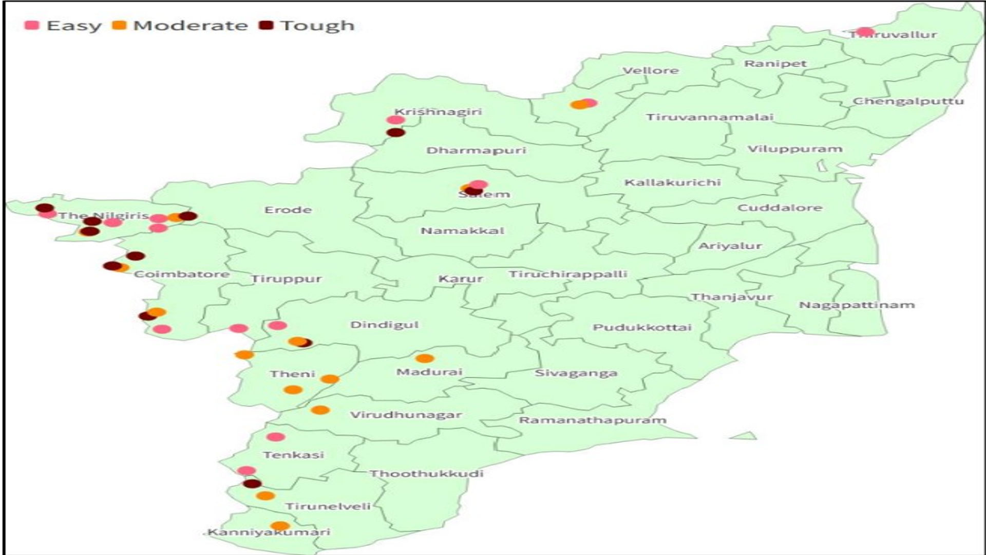 40 Trekking trails