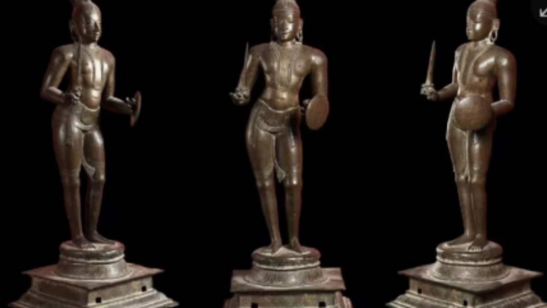 500 ஆண்டுகள் பழமையான இந்தியாவின் வெண்கலச் சிலை