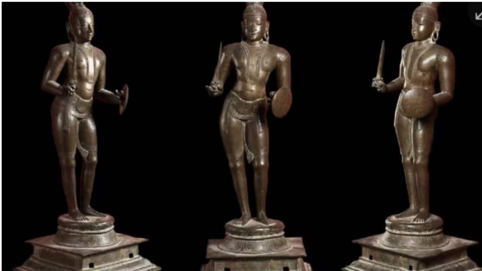500-year-old bronze idol of India