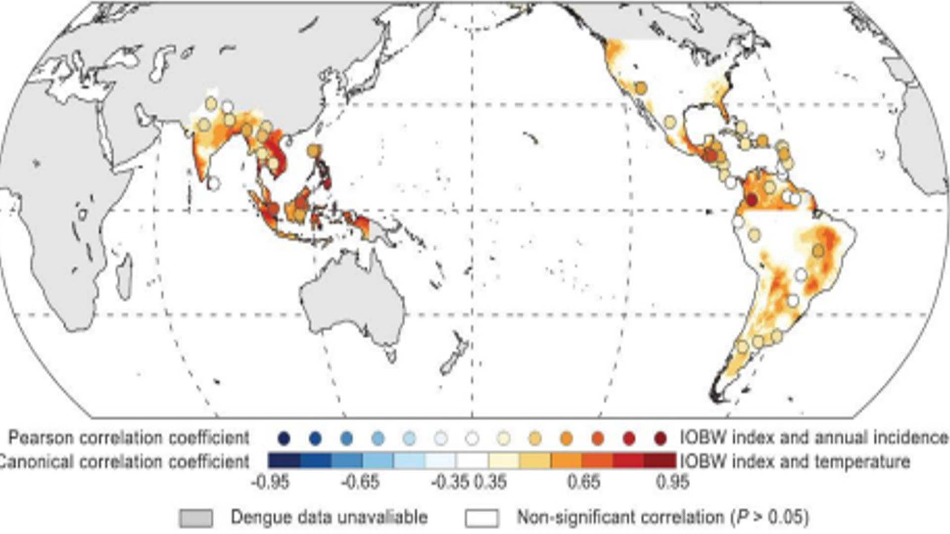 Indian Ocean temperature and Dengue Intensity