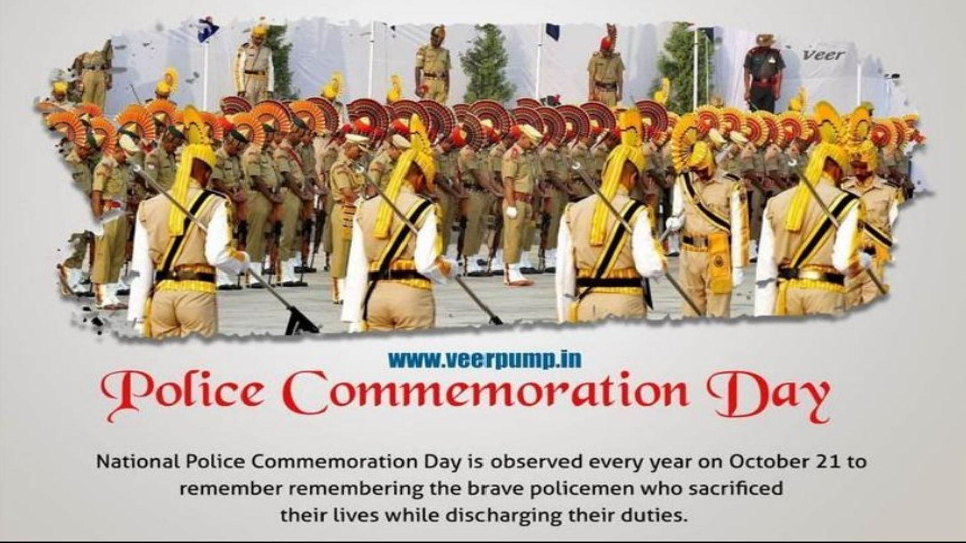 Police Commemoration Day 2024 - October 21