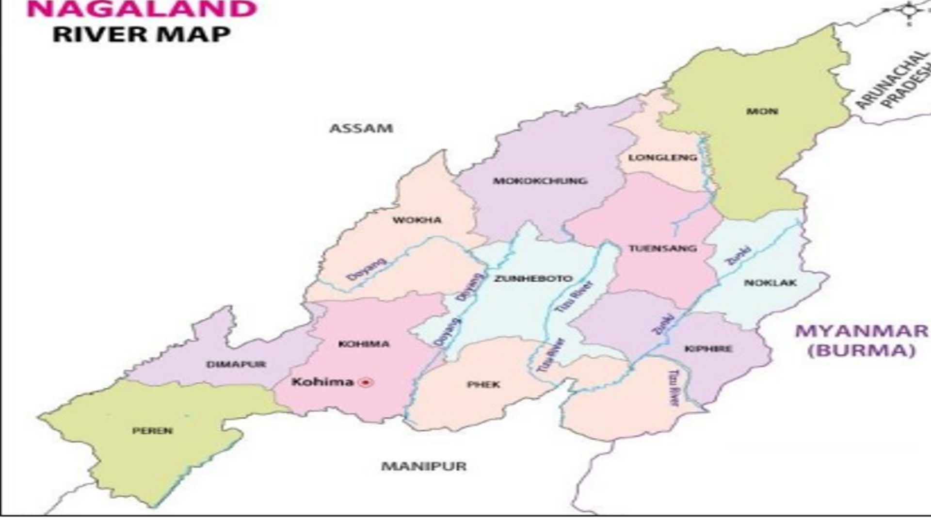 Tizu and Zungki River - Nagaland