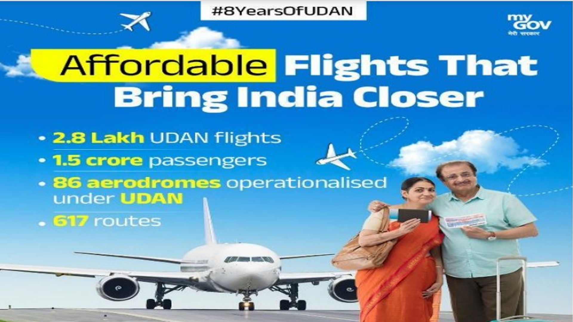 UDAN திட்டத்தின் 8 ஆம் ஆண்டு நிறைவு